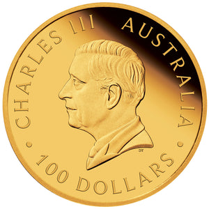 2024 $100 Perth Mint 125th Ann. 1oz Gold Proof Coin
