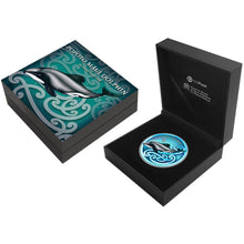 2024 NZ $5 Maui's Dolphin 2oz Silver Proof Coin