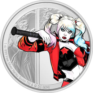 2024 Niue $2 DC Villains - Harley Quinn 1oz Silver Coin
