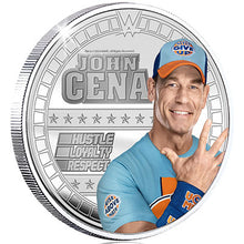 WWE Legends John Cena 9g Silver Plated Medallion in Card