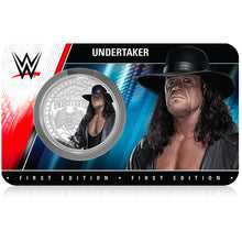 WWE Legends Undertaker 9g Silver Plated Medallion in Card