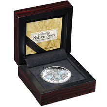 2025 Niue $2 Native Bees - Blue-banded Bee Hologram 1oz Silver Proof Coin