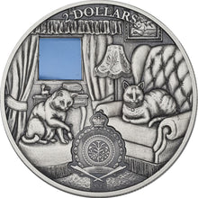 2025 Niue $5 Feral to Friendly: Cats 2oz Silver Coin