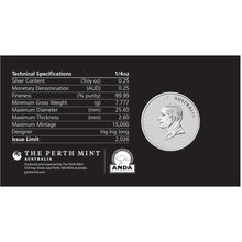 2026 25c Hobart Money Expo Year of the Horse 1/4oz Silver Coin