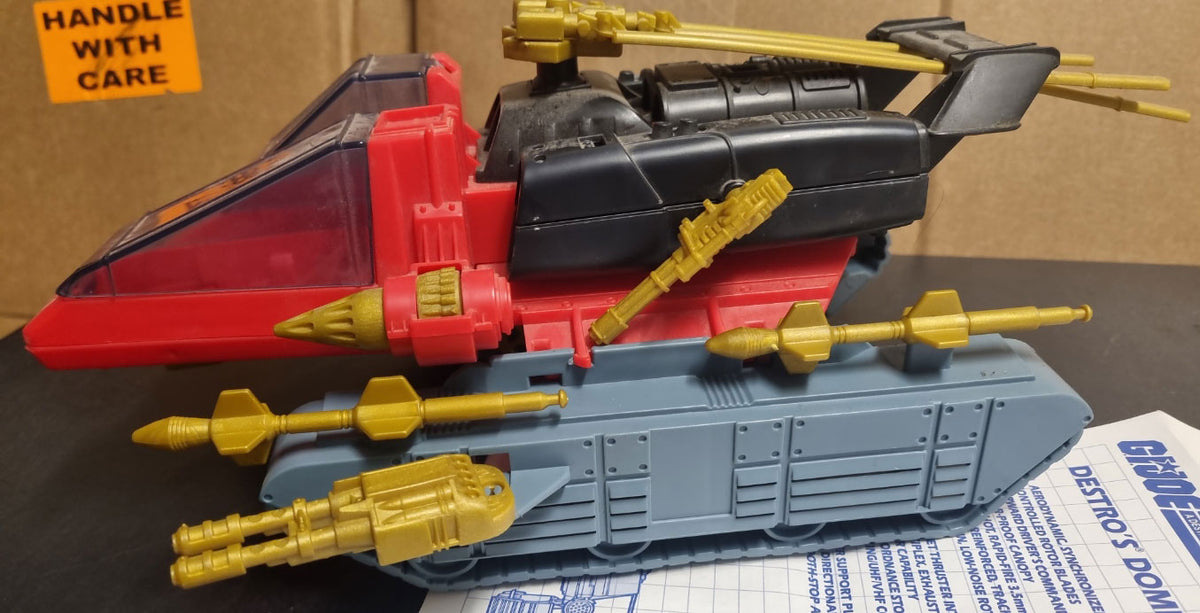 80's Cobra and Gi Joe | G.I. Joe 1990 DESTRO'S DOMINATOR IRON GRENADIERS TANK CONVERTS TO A 80's Cobra and Gi Joe | G.I. Joe 1990 DESTRO'S DOMINATOR IRON GRENADIERS TANK CONVERTS TO A