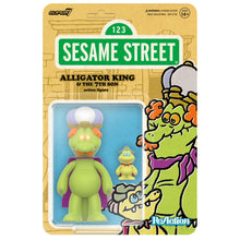 Sesame Street Wv4 - Alligator King 3.75 inch ReAction Figure