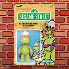 Sesame Street Wv4 - Alligator King 3.75 inch ReAction Figure