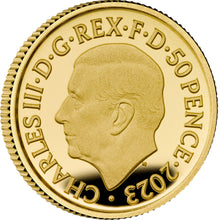 2023 UK 50p King Charles III 75th Birthday 1/40oz Gold Proof