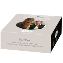 2024 UK 50p Star Wars - Han & Chewbacca Silver Proof Coin