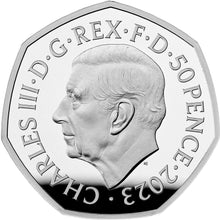 2023 UK 50p Star Wars - Luke & Leia Silver Proof Coin