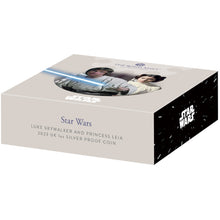 2023 UK £2 Star Wars - Luke & Leia 1oz Silver Proof Coin