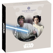 2023 UK £2 Star Wars - Luke & Leia 1oz Silver Proof Coin