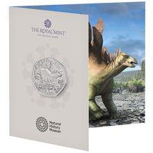 2024 UK 50p Dinosaurs - Stegosaurus BU