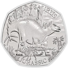 2024 UK 50p Dinosaurs - Stegosaurus BU