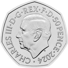 2024 UK 50p Dinosaurs - Stegosaurus BU