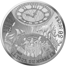 2025 France 10€ Jules Verne Around the World in 80 Days Silver Coin