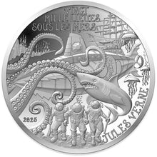 2025 France 10€ Jules Verne 20,000 Leagues Under the Sea Silver Coin