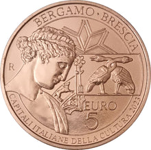 2023 Italy 5€ Capitals of Culture Bergamo & Brescia BU