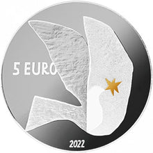 2022 Latvia 5€ For the Freedom of Ukraine Silver Coin