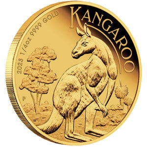 2023 $25 Kangaroo 1/4oz Gold Proof Coin