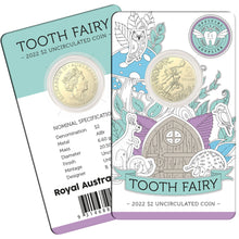 2022 $2 Tooth Fairy Coin in Card