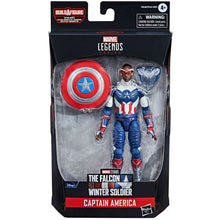 Avengers Marvel Legends Wv 1 - Captain America Action Figure (Captain America Flight Gear BAF)