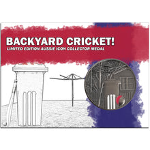 Aussie Icons - Backyard Cricket 51mm Collector Medal