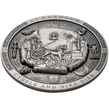 2021 Cook Isl. $20 Bactrian Disk 3oz Silver Coin