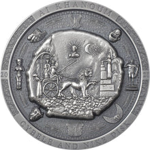 2021 Cook Isl. $20 Bactrian Disk 3oz Silver Coin