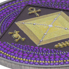 2022 Palau $20 Dot Art Pyramid 3oz Silver Coin