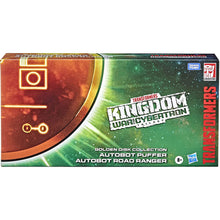 Transformers WFC Kingdom: Golden Disk Puffer & Road Ranger Action Figure Pair
