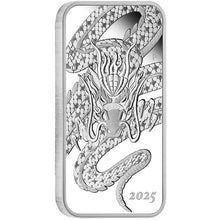 2025 $1 Dragon Rectangular 1oz Silver Proof Coin