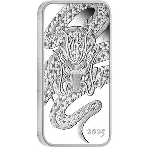 2025 $1 Dragon Rectangular 1oz Silver Proof Coin
