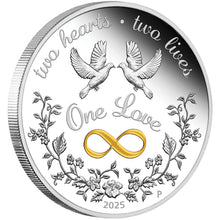 2025 $1 One Love 1oz Silver Proof Coin