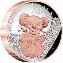 2026 $8 Koala High Relief Gilded 5oz Silver Proof Coin
