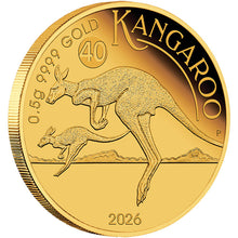 2026 $2 Mini Roo 0.5g Gold Proof Coin in Card