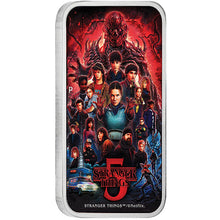 2026 Tuvalu $1 Stranger Things Season FIVE 1oz Rectangular Silver Coin