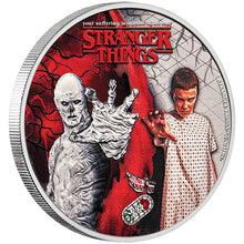 2026 50c Tuvalu Stranger Things - Eleven & Vecna 1/2oz Silver Coloured Coin