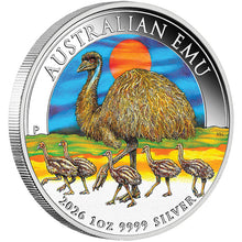 2026 $1 Emu Coloured 1oz Silver Coin
