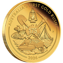 2026 $100 Australia's First Gold Rush 1oz Gold Proof Coin