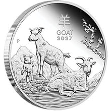2027 $1 Year of the Goat 1oz Silver Proof Coin