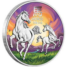 2026 $1 Melbourne Money Expo Year of the Horse 1oz Silver BU