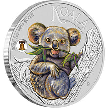 2026 $1 Pittsburgh World's Fair of Money Koala Coloured 1oz Silver Coin w/Liberty Bell Privy Mark