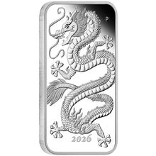 2026 $1 Dragon Rectangular 1oz Silver Proof Coin