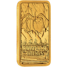 2026 Stranger Things 1g Gold Minted Bar