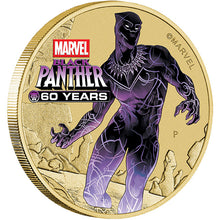 2026 Tuvalu $1 Marvel's Black Panther 60 Years Stamp and Coin Cover