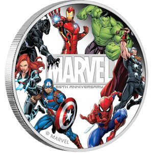 2024 Tuvalu 50c Marvel 85th Anniversary 1/2oz Silver Proof