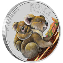 2023 $1 Perth National Exhibition Koala Coloured 1oz Silver Coin
