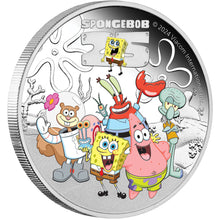 2024 Tuvalu $1 SpongeBob & Friends 1oz Silver Proof Coin