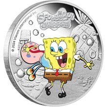 2024 Tuvalu $1 SpongeBob SquarePants – SpongeBob & Gary 1oz Silver Proof Coin